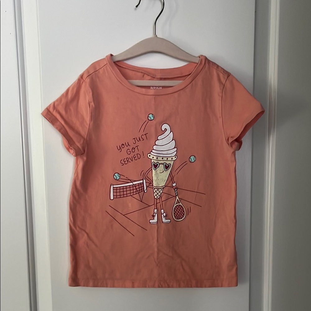 Like new Carter’s You Just Got Served ice cream tee